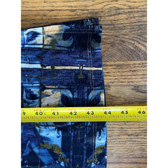 Vintage Jean Paul Gaultier Jeans Blue Pattern T Shirt Mini Dress Women's Size 36 - Picture 6 of 7